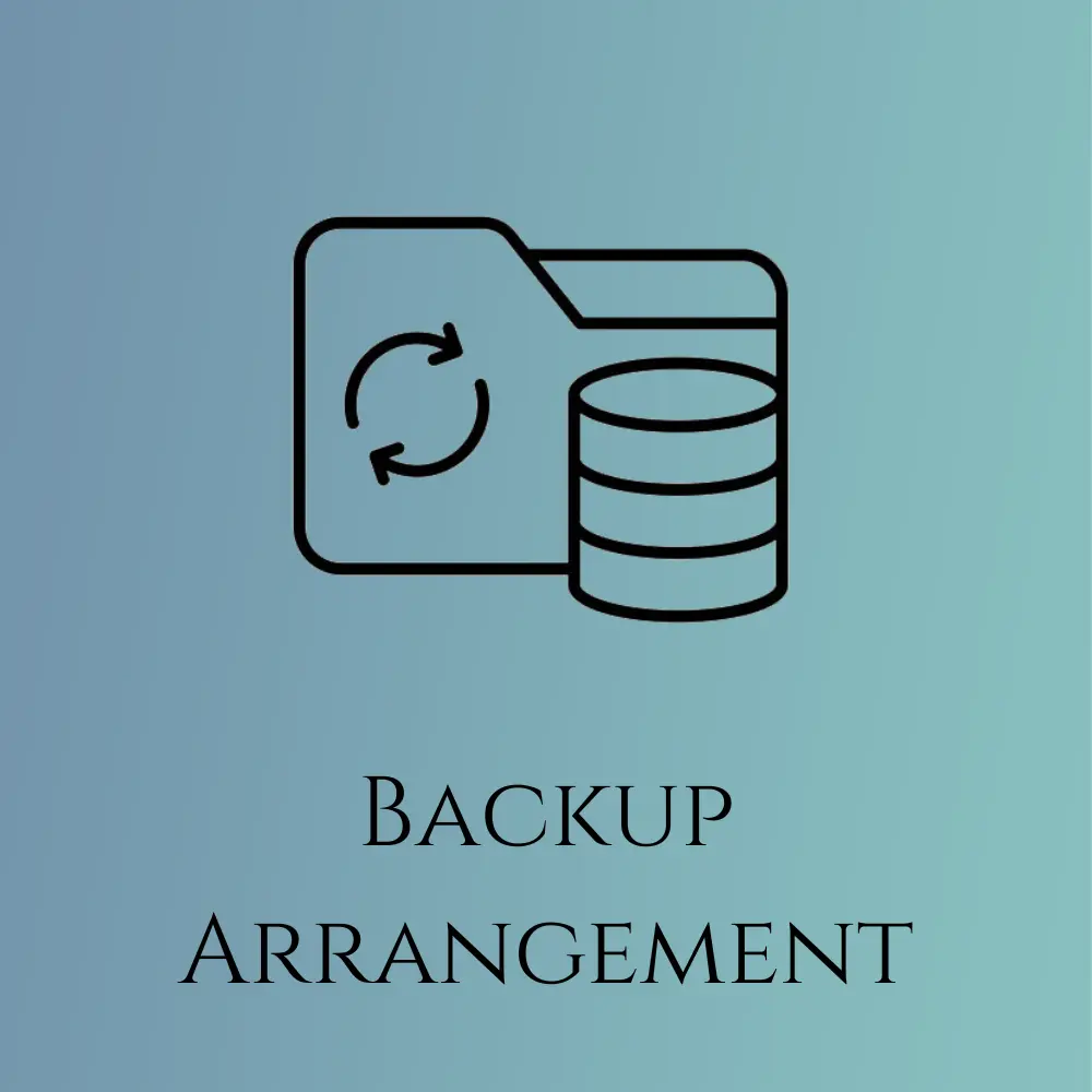 [HEA-ADDON-BACKUP] Backup Arrangements